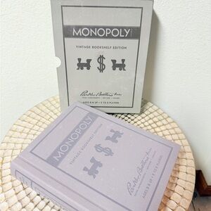 New Monopoly Vintage Bookshelf Edition - Gray